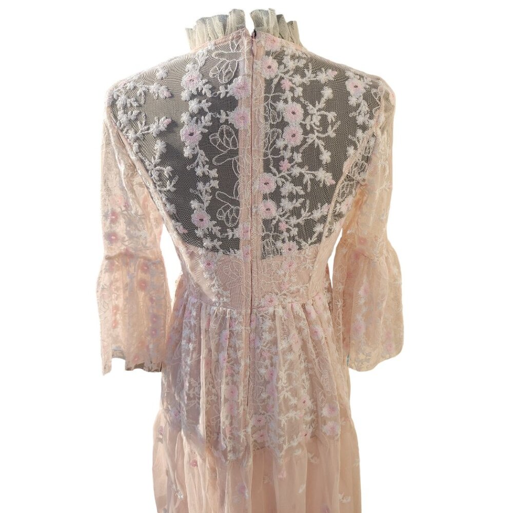 🐇Luxury Designer Couture Wedding Evening Cocktail Prom Party Runway Gown Dress - Picture 3 of 16